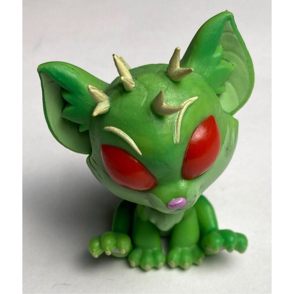 Cryptozoic Cryptkins Series 2 Cactus Green Cat Vinyl Figure with Spikes Red Eyes
